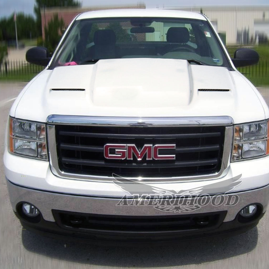 GMC Sierra 1500 2007-2013 Cowl Type-1 Style Functional Ram Air Hood